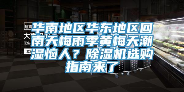 華南地區(qū)華東地區(qū)回南天梅雨季黃梅天潮濕惱人？除濕機選購指南來了