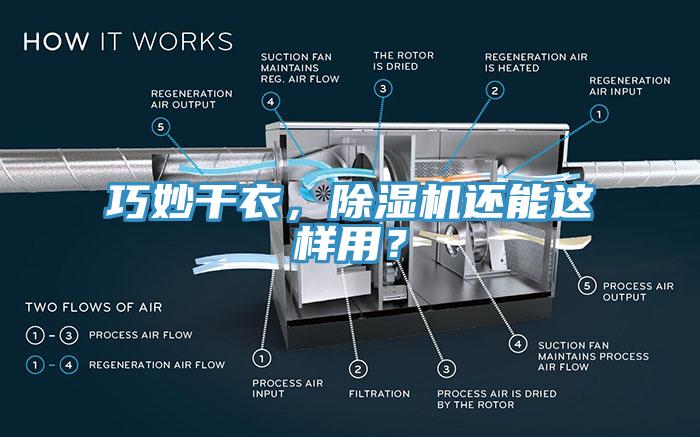 巧妙干衣，除濕機還能這樣用？