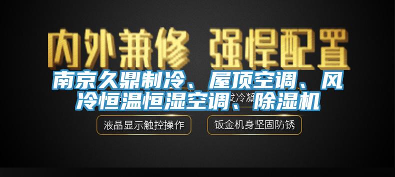 南京久鼎制冷、屋頂空調、風冷恒溫恒濕空調、除濕機