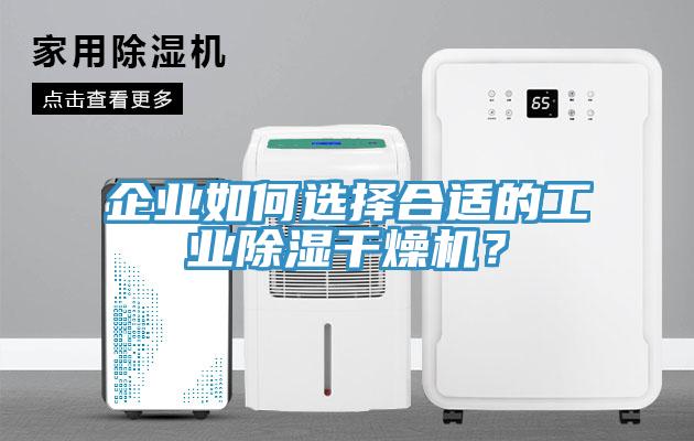 企業(yè)如何選擇合適的工業(yè)除濕干燥機(jī)？