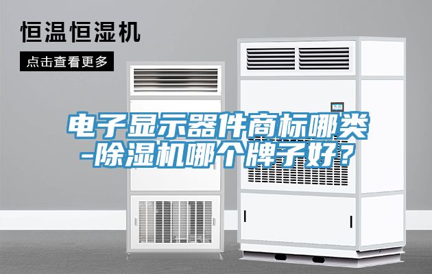 電子顯示器件商標哪類-除濕機哪個牌子好？