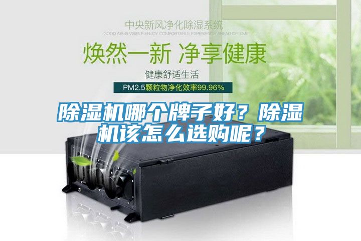 除濕機哪個牌子好？除濕機該怎么選購呢？